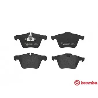 Jeu de 4 plaquettes de frein avant BREMBO