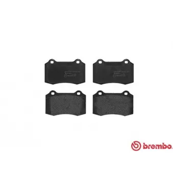 Jeu de 4 plaquettes de frein avant BREMBO P 36 020