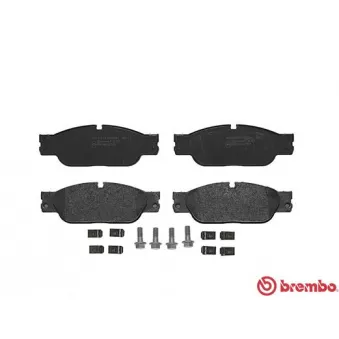 Jeu de 4 plaquettes de frein avant BREMBO P 36 021