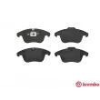 Jeu de 4 plaquettes de frein avant BREMBO P 36 022 - Visuel 1