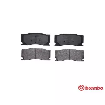 Jeu de 4 plaquettes de frein avant BREMBO P 36 023