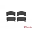 Jeu de 4 plaquettes de frein arrière BREMBO P 36 024 - Visuel 1