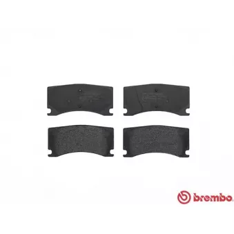 Jeu de 4 plaquettes de frein arrière BREMBO P 36 024