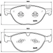 Jeu de 4 plaquettes de frein avant BREMBO P 36 025 - Visuel 2