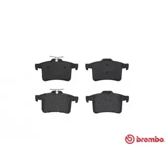 Jeu de 4 plaquettes de frein arrière BREMBO