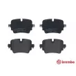 Jeu de 4 plaquettes de frein arrière BREMBO P 36 032 - Visuel 1