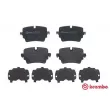 Jeu de 4 plaquettes de frein arrière BREMBO P 36 033 - Visuel 1