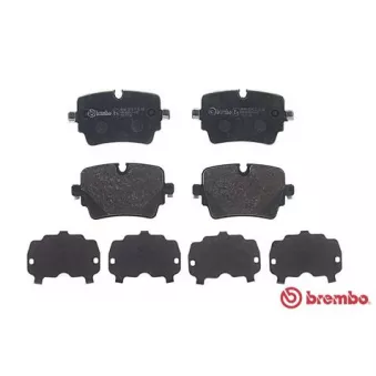 Jeu de 4 plaquettes de frein arrière BREMBO P 36 033