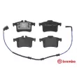 Jeu de 4 plaquettes de frein arrière BREMBO P 36 034 - Visuel 1