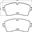 Jeu de 4 plaquettes de frein avant BREMBO P 36 036 - Visuel 2