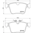 Jeu de 4 plaquettes de frein arrière BREMBO P 36 037 - Visuel 2