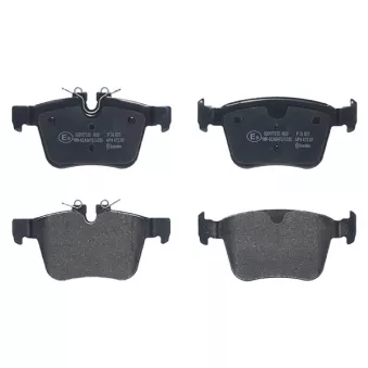 Jeu de 4 plaquettes de frein arrière BREMBO P 36 037