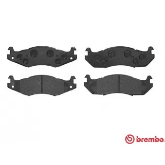 Jeu de 4 plaquettes de frein avant BREMBO P 37 001