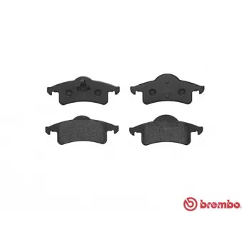 Jeu de 4 plaquettes de frein arrière BREMBO P 37 006