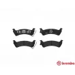 Jeu de 4 plaquettes de frein arrière BREMBO P 37 012 - Visuel 1