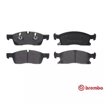 Jeu de 4 plaquettes de frein avant BREMBO P 37 015