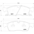 Jeu de 4 plaquettes de frein avant BREMBO P 37 017 - Visuel 2