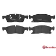 Jeu de 4 plaquettes de frein avant BREMBO P 37 017 - Visuel 1