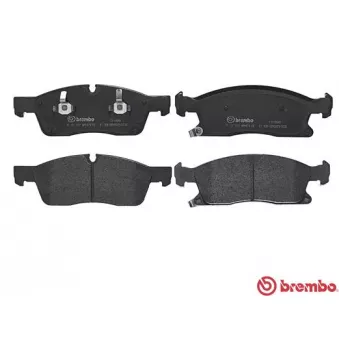 Jeu de 4 plaquettes de frein avant BREMBO P 37 017
