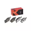 Jeu de 4 plaquettes de frein avant BREMBO P 37 017X - Visuel 1