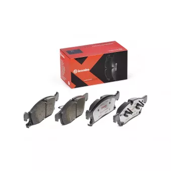 Jeu de 4 plaquettes de frein avant BREMBO P 37 017X