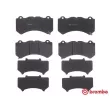 Jeu de 4 plaquettes de frein avant BREMBO P 37 018 - Visuel 1