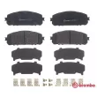 Jeu de 4 plaquettes de frein avant BREMBO P 37 021 - Visuel 1