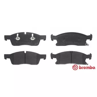 Jeu de 4 plaquettes de frein avant BREMBO