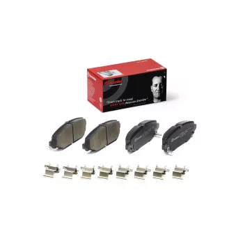 Jeu de 4 plaquettes de frein arrière BREMBO P 37 025