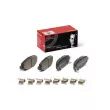 Jeu de 4 plaquettes de frein arrière BREMBO P 37 026 - Visuel 1