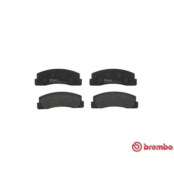 Jeu de 4 plaquettes de frein avant BREMBO P 41 002