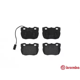 Jeu de 4 plaquettes de frein avant BREMBO P 44 004