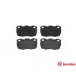 Jeu de 4 plaquettes de frein avant BREMBO P 44 005 - Visuel 1