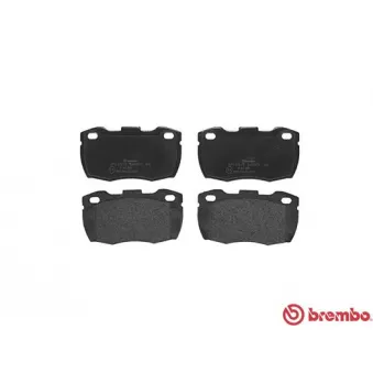 Jeu de 4 plaquettes de frein avant BREMBO P 44 005