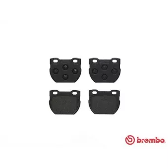 Jeu de 4 plaquettes de frein arrière BREMBO P 44 006