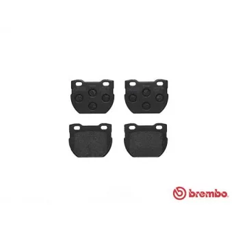 Jeu de 4 plaquettes de frein arrière BREMBO P 44 007