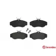 Jeu de 4 plaquettes de frein avant BREMBO P 44 008 - Visuel 1