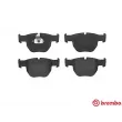 Jeu de 4 plaquettes de frein avant BREMBO P 44 012 - Visuel 1