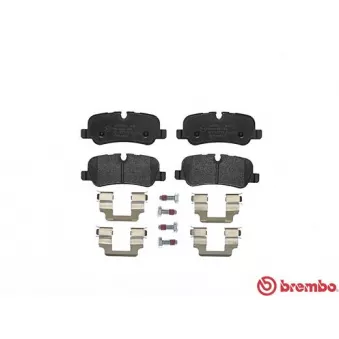 Jeu de 4 plaquettes de frein arrière BREMBO P 44 013