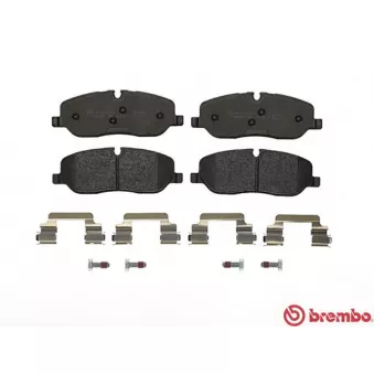Jeu de 4 plaquettes de frein avant BREMBO