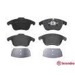 Jeu de 4 plaquettes de frein avant BREMBO P 44 020 - Visuel 1