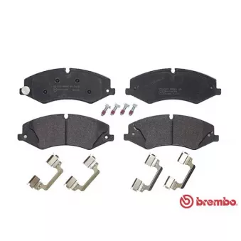 Jeu de 4 plaquettes de frein avant BREMBO P 44 022
