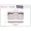 Jeu de 4 plaquettes de frein avant BREMBO P 44 023 - Visuel 2