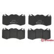 Jeu de 4 plaquettes de frein avant BREMBO P 44 023 - Visuel 1
