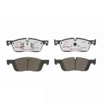 Jeu de 4 plaquettes de frein avant BREMBO P 44 026X