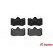 Jeu de 4 plaquettes de frein avant BREMBO P 47 001 - Visuel 1