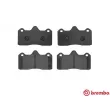Jeu de 4 plaquettes de frein arrière BREMBO P 47 002 - Visuel 1