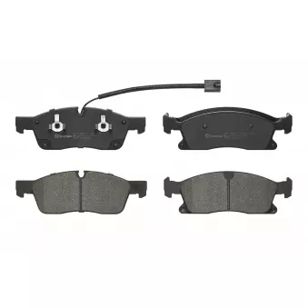 Jeu de 4 plaquettes de frein avant BREMBO P 48 001