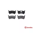 Jeu de 4 plaquettes de frein avant BREMBO P 49 004 - Visuel 1