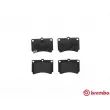 Jeu de 4 plaquettes de frein avant BREMBO P 49 007 - Visuel 1